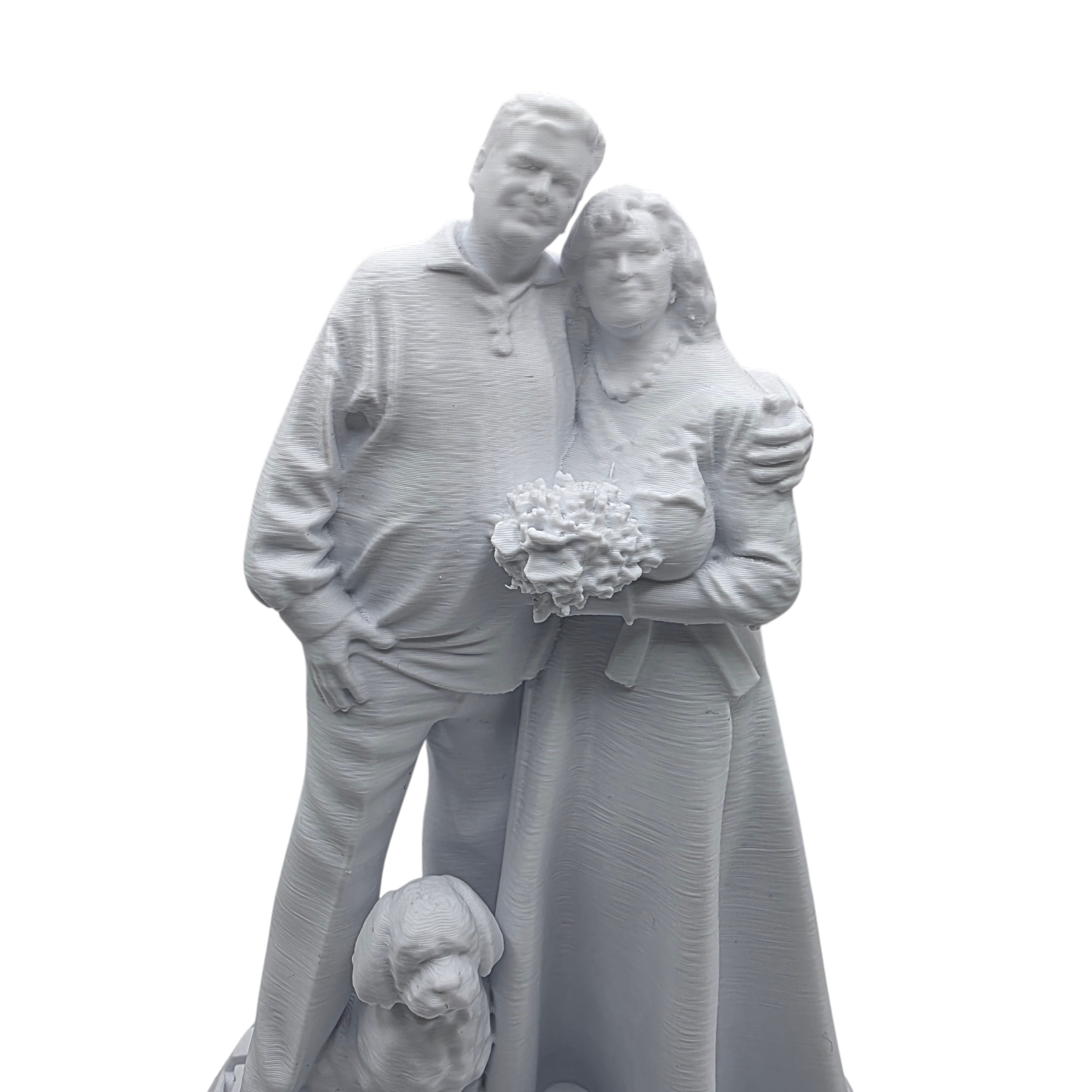 Figurina 3D personalizata cu suport
