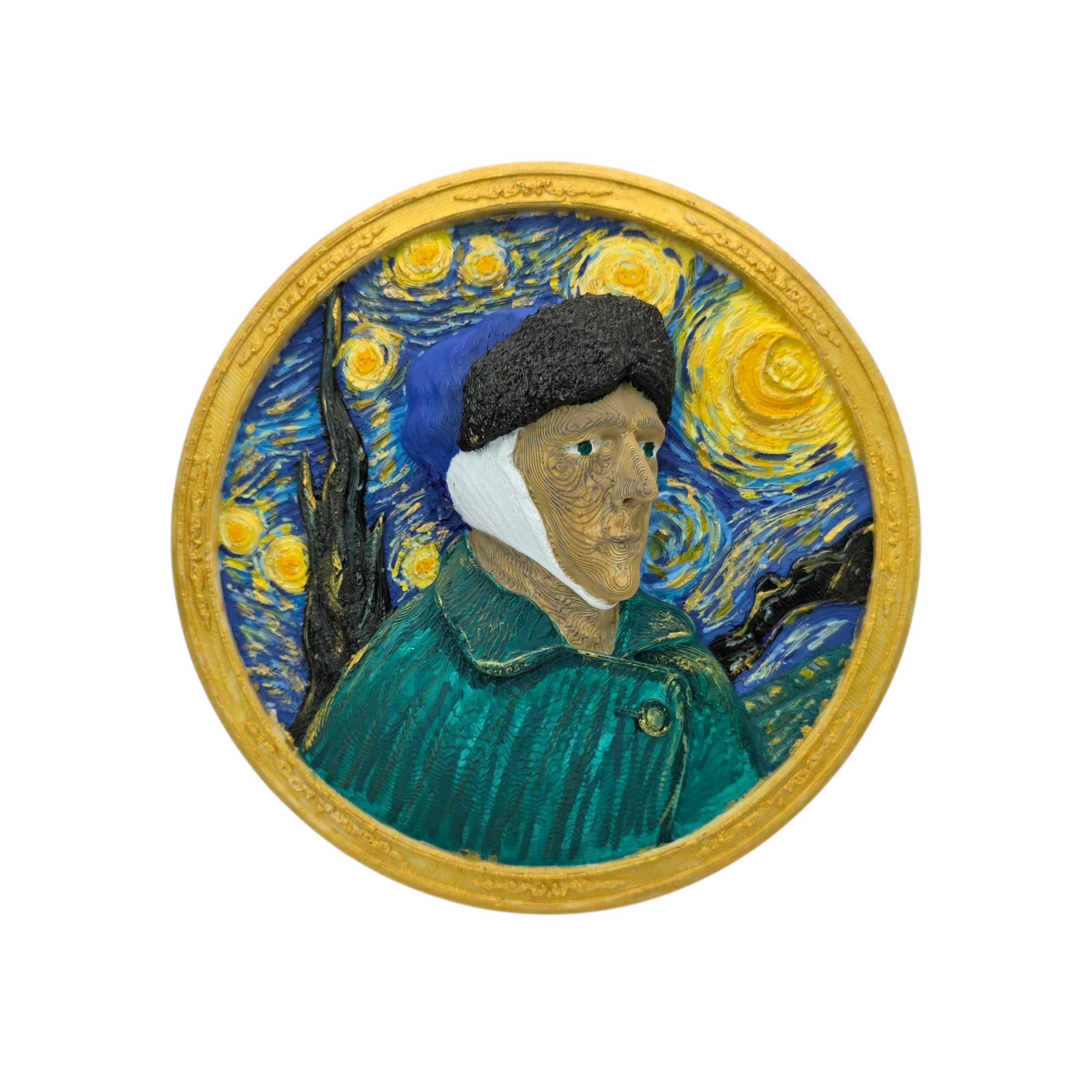 Decoratiune artistica - DIY (Vincent Van Gogh Noapte înstelată) Arta senzoriala
