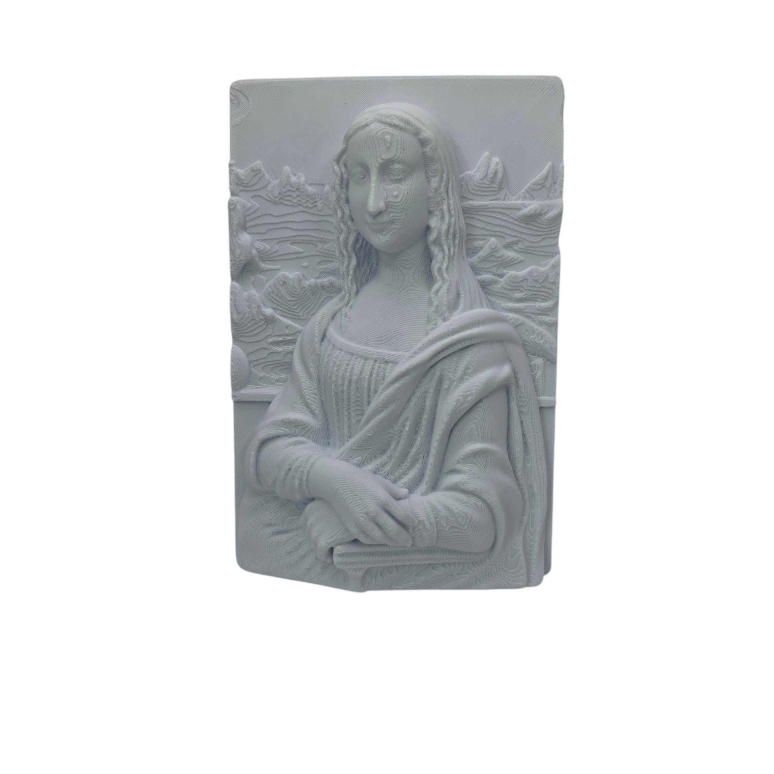 Decoratiune artistica - DIY (Mona Lisa) Arta senzoriala