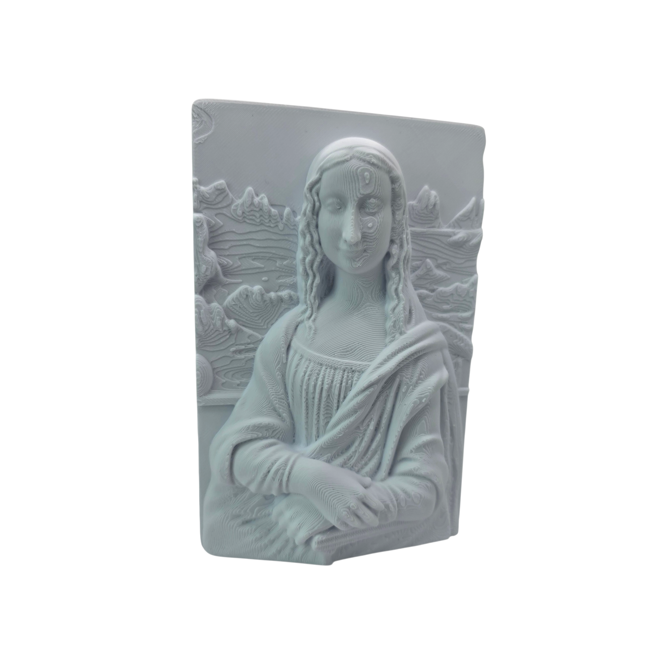 Decoratiune artistica - DIY (Mona Lisa) Arta senzoriala