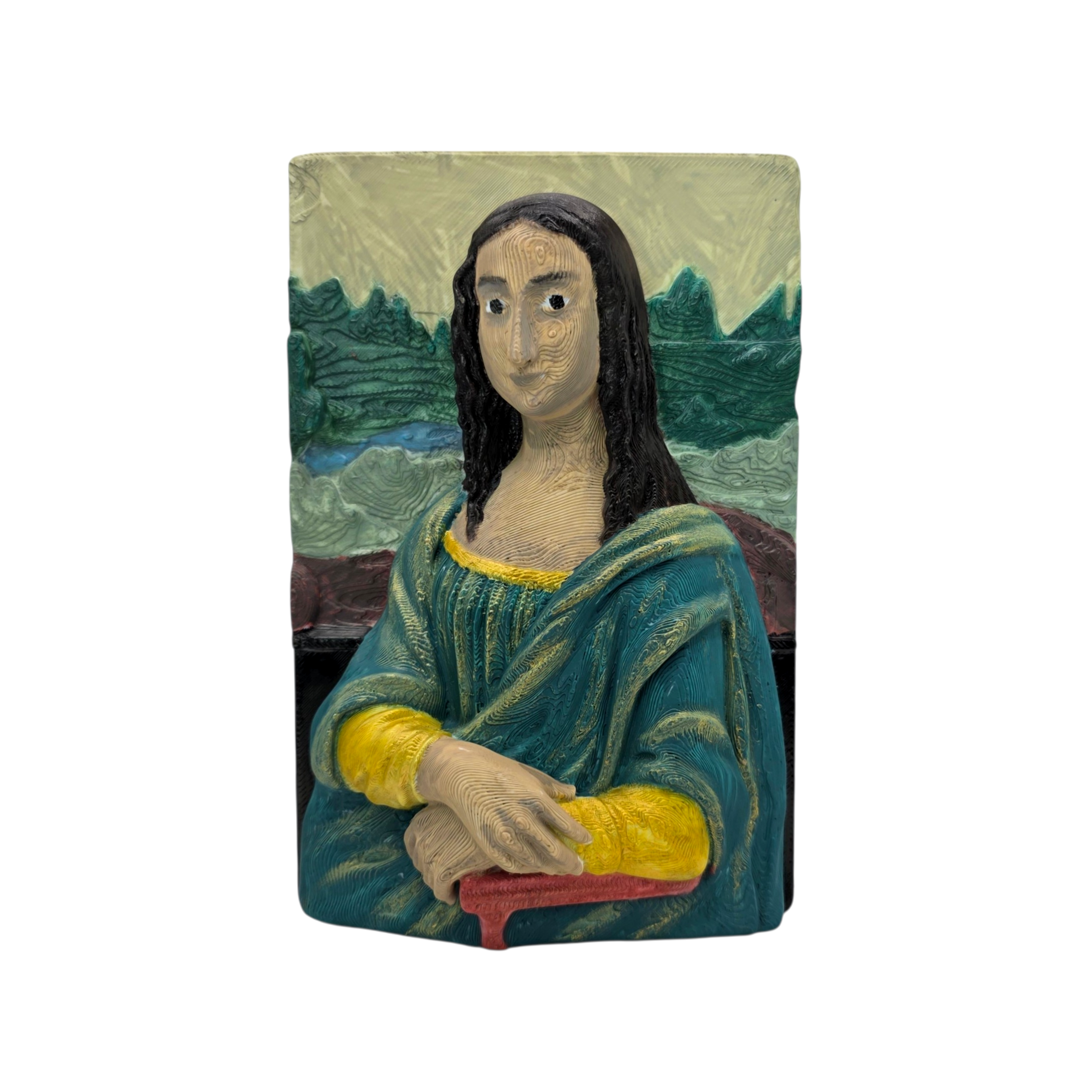 Decoratiune artistica - DIY (Mona Lisa) Arta senzoriala