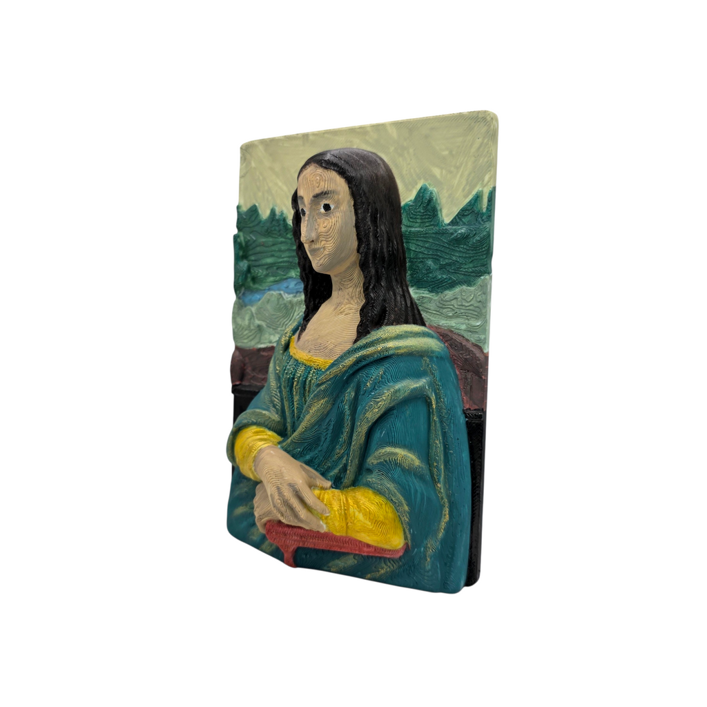 Decoratiune artistica - DIY (Mona Lisa) Arta senzoriala