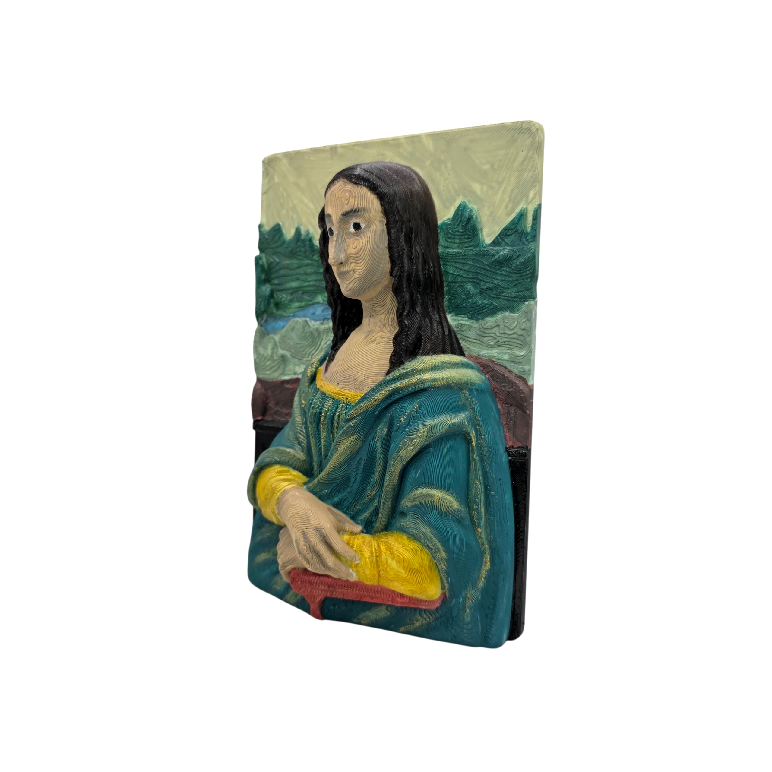 Decoratiune artistica - DIY (Mona Lisa) Arta senzoriala