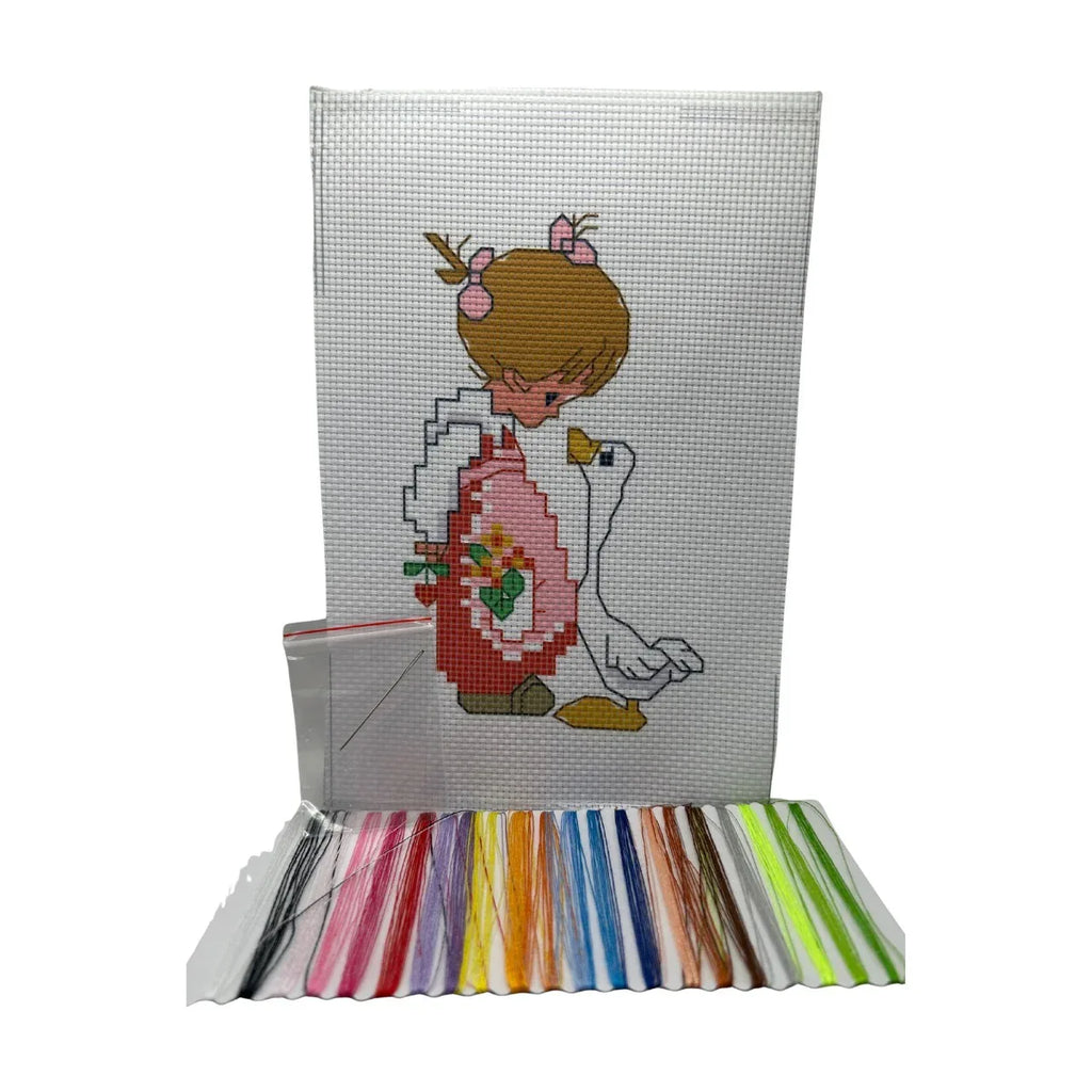 Set de brodat pentru adolescenti si adulti, cross stitch, 14 x 20 cm - Creatii Din Suflet