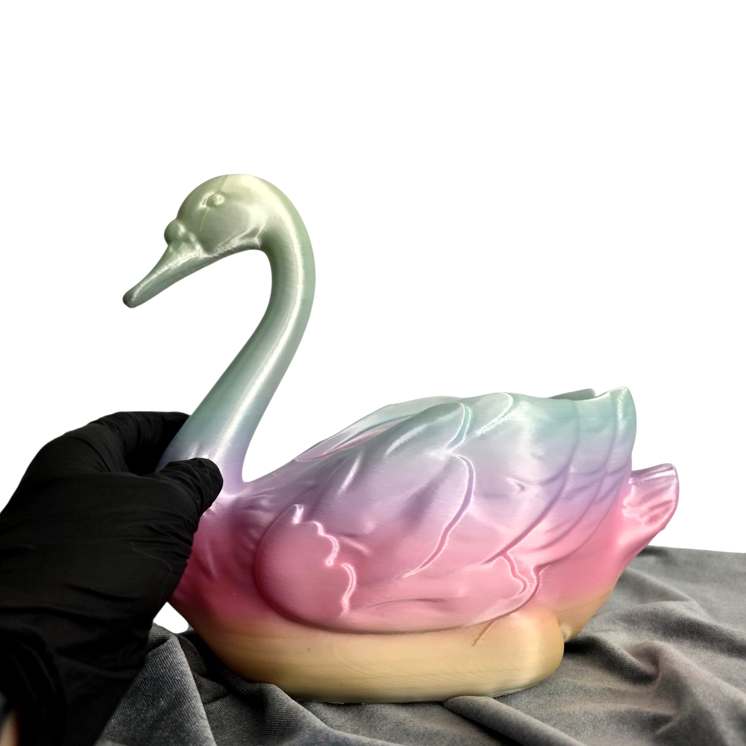 Lebădă Decorativă 3D