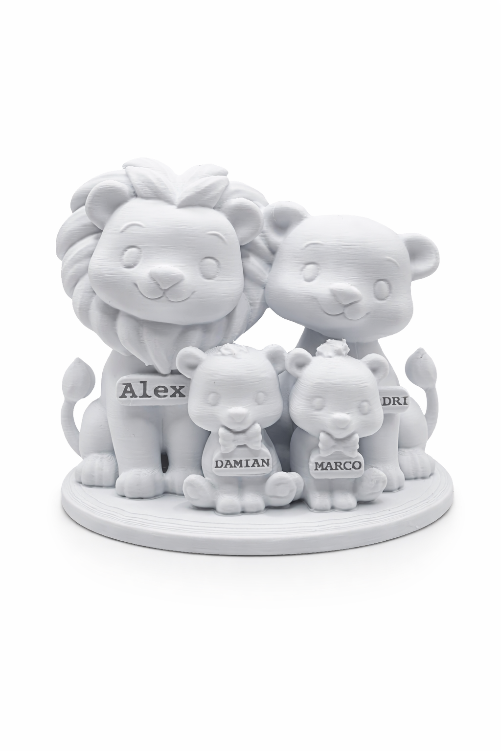 Figurina Familia Leu - Personalizata 4 membri