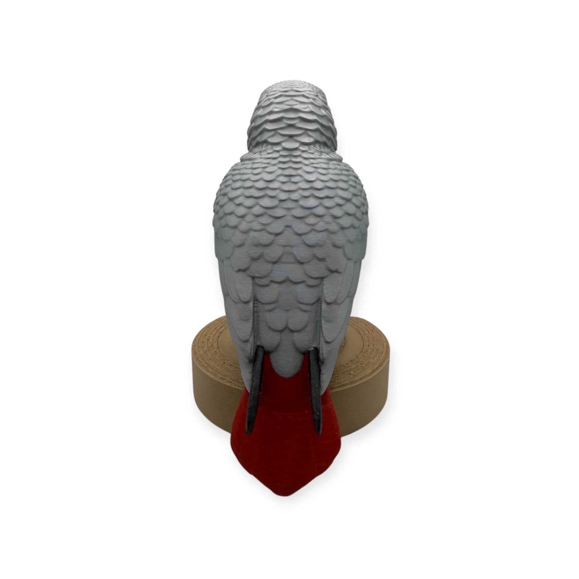 Coco - Sculptură Decorativă 3D Papagal Grey African Jako - Creatii Din Suflet