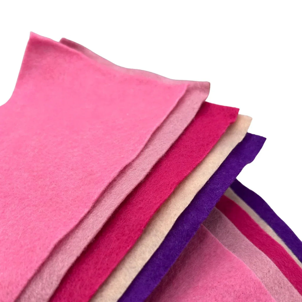Set fetru decorativ, 10x45 cm, 5 bucati colorate - Creatii Din Suflet