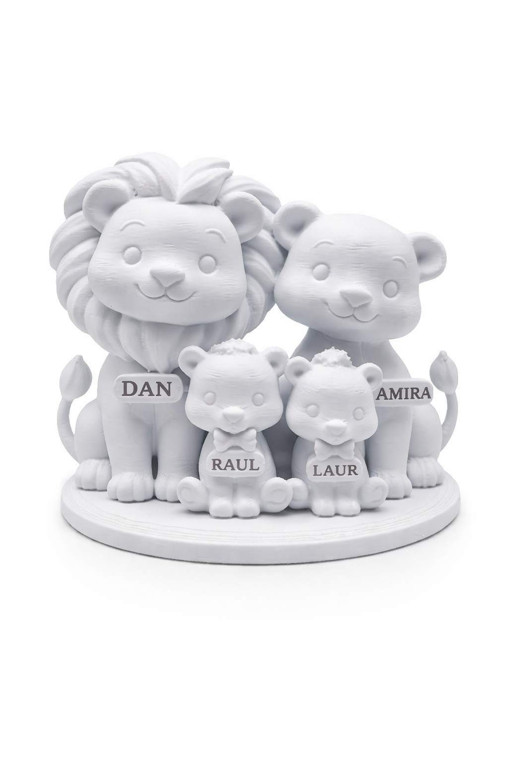 Figurina Familia Leu - Personalizata 4 membri