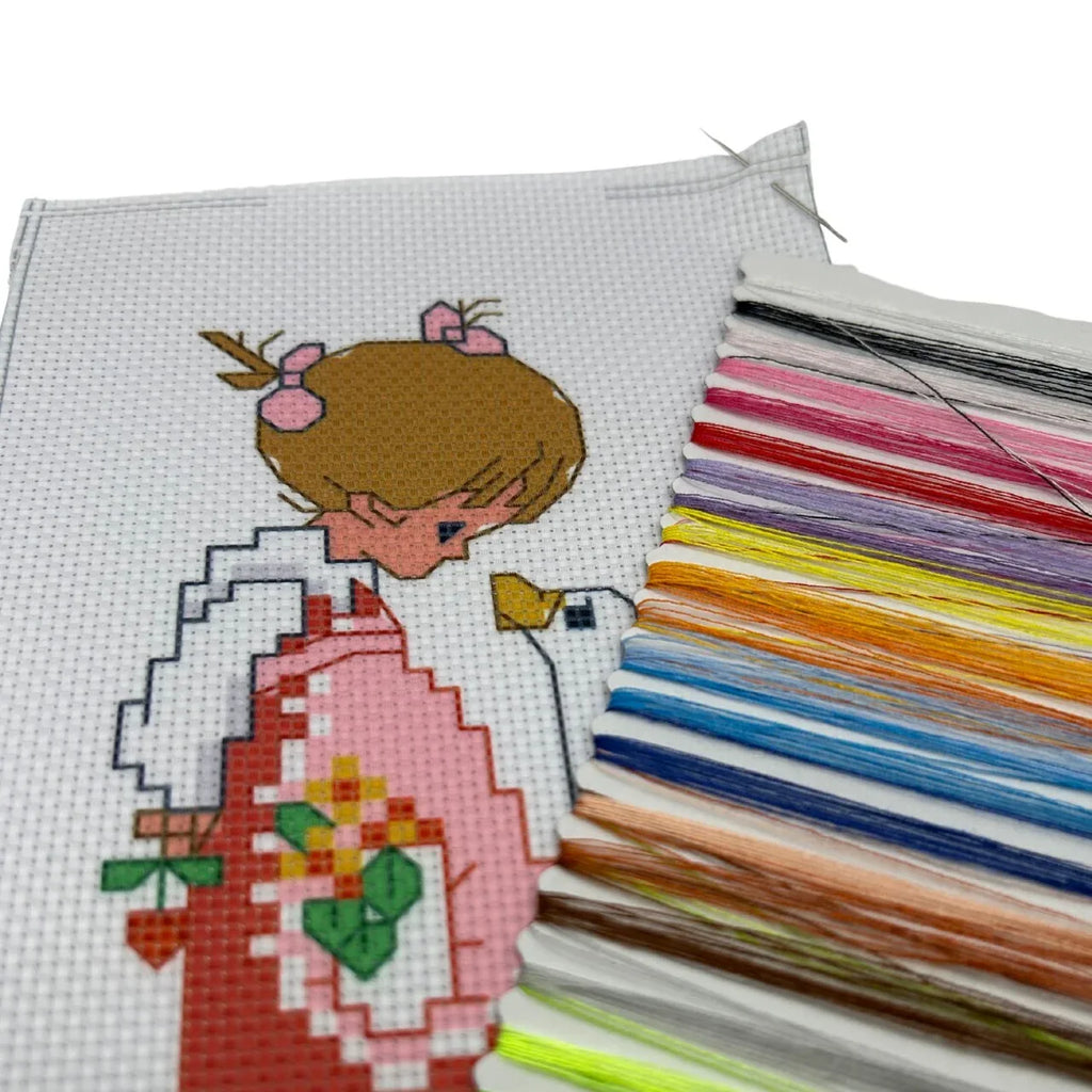 Set de brodat pentru adolescenti si adulti, cross stitch, 14 x 20 cm - Creatii Din Suflet