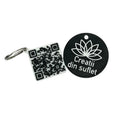 Breloc printat 3D cu cod QR personalizat - Creatii Din Suflet