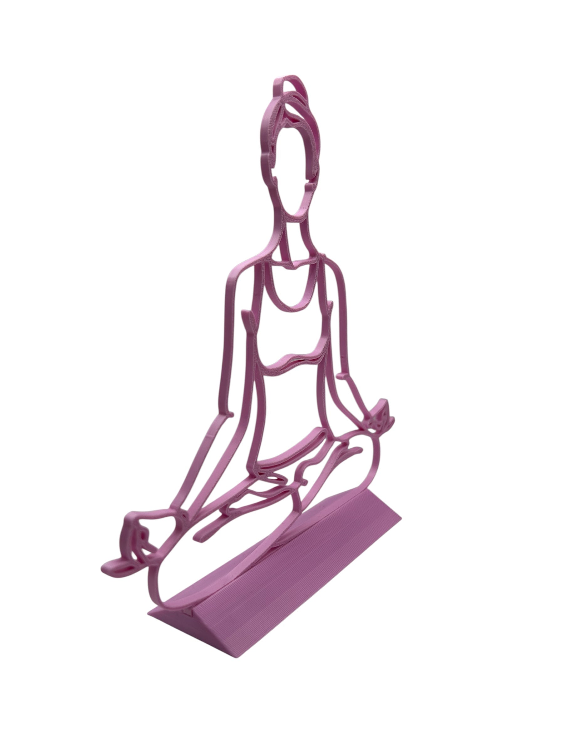 Zen Line – Sculptură Decorativă Yoga 3D