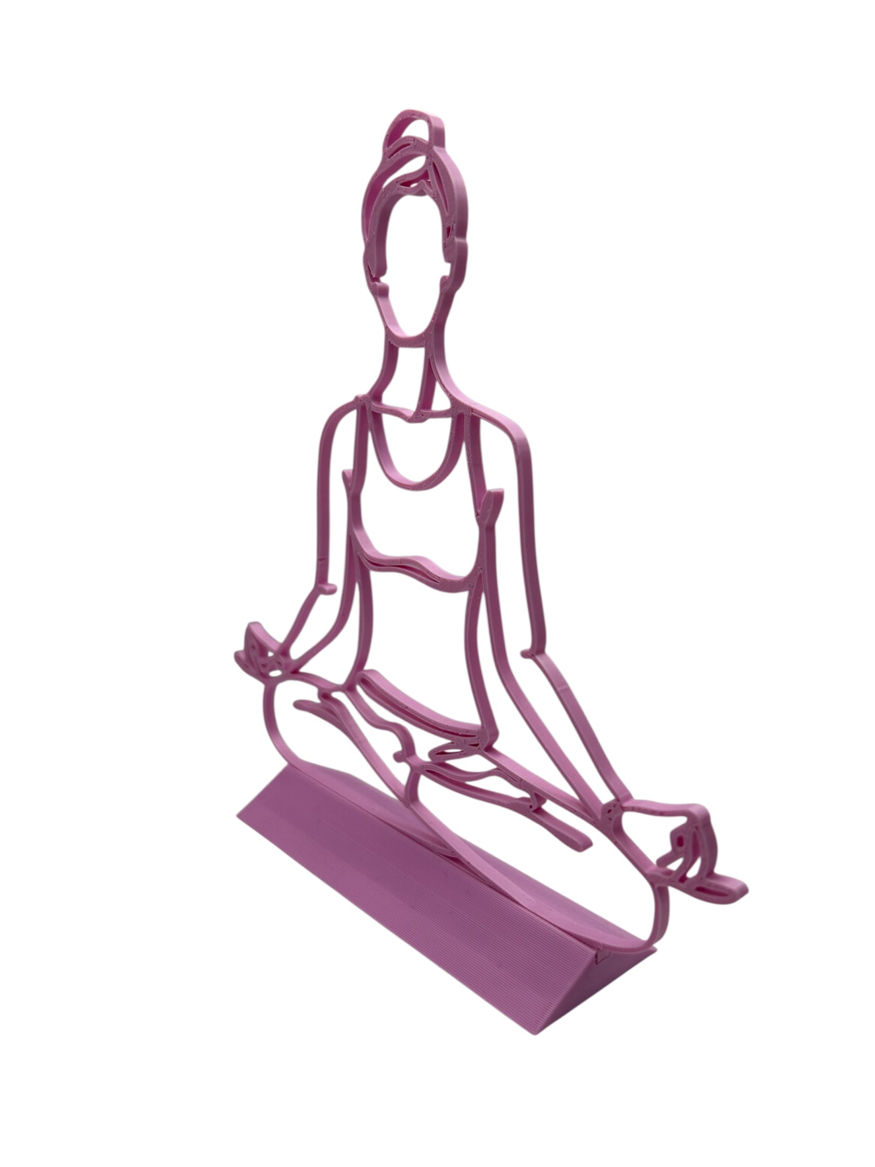 Zen Line – Sculptură Decorativă Yoga 3D