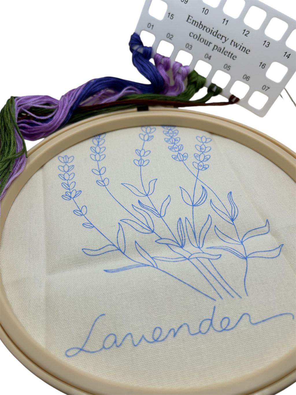 Kit de brodat - model lavanda